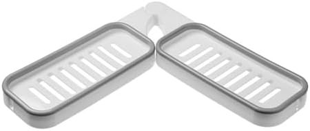 Leapiture Corner Shower Caddy with Drainage and Storage