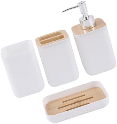 4X Bath Essential Organizer Keep Tidy Bathroom Set