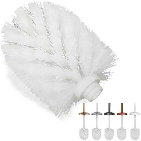 Autumn Alley Toilet Bowl Brush Head Replacement - Durable Stiff Bristles
