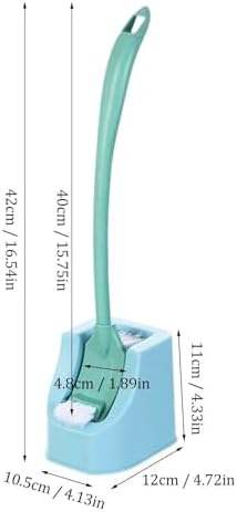 Silicone Toilet Brush with Holder - Green 1