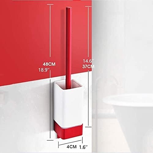 WSYTY Toilet Brush with Wall Bracket and Holder