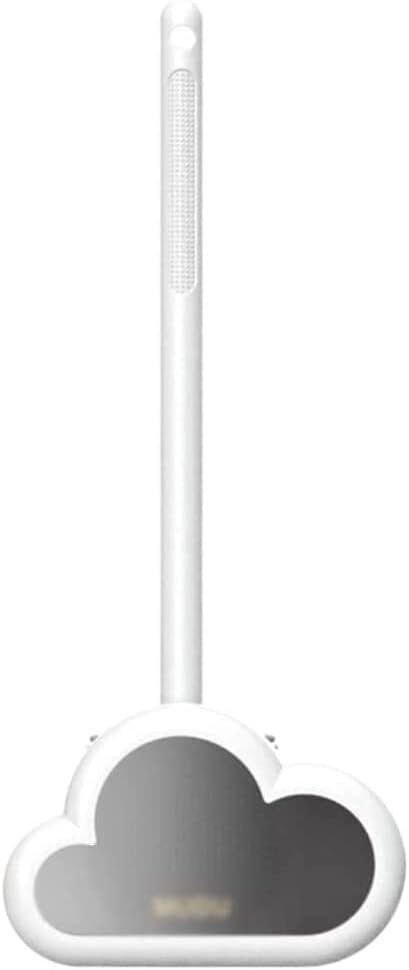 RUVOO Toilet Brush and Holder with Long Handle White 1638cm