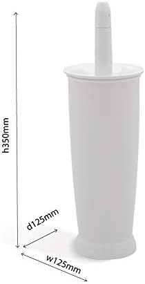 Addis Closed Toilet Brush Set White 1