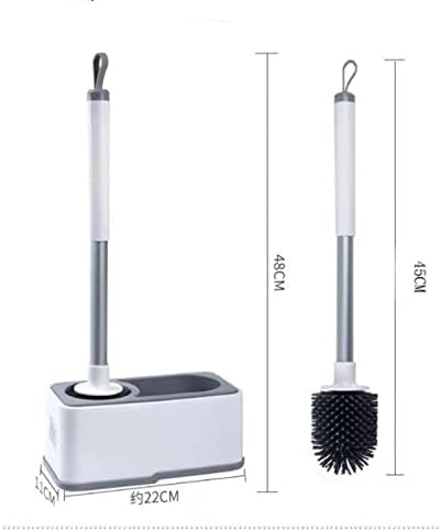 Toilet Brush with Storage Compartment and Long Handle