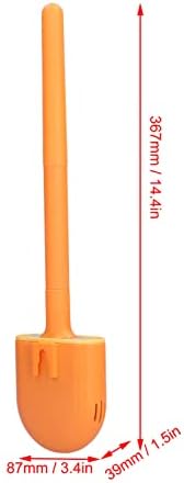 SYHAQYE Toilet Brush Holder Set - Wall Mounted Orange