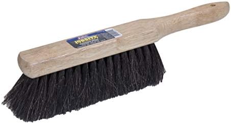 Quickie Horse Hair Bench Brush with 135 Inch Wooden Handle