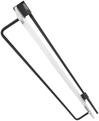 50Cm Wall Mount Shower Caddy with Towel Hanger and Acrylic Base