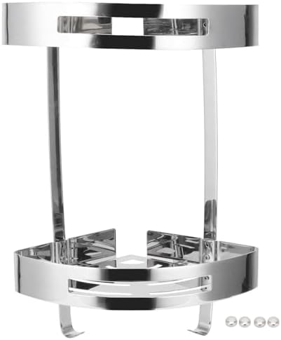 FINANCIALLY LIT 2-Layer Corner Caddy Shelf Organizer