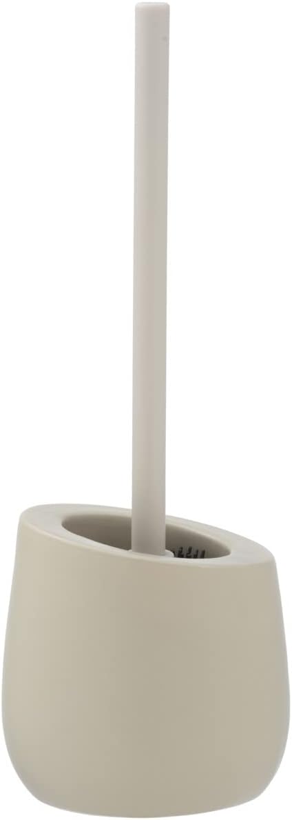 Wenko Badi Toilet Brush Holder - Ceramic Beige 135 x 38 x 135 cm