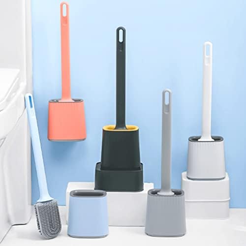 SYXL Toilet Brush with Silicone Head and Holder