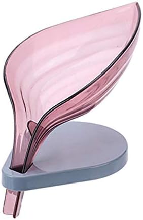 2PCS Leaf Shape Soap Box Bathroom Holder Organizer