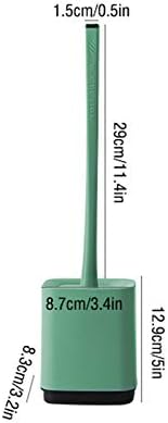 UNNS Wall-Mounted Toilet Brush with TPR Head and Holder 1