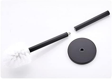 UNNS Toilet Brush with Base and Holder - Black