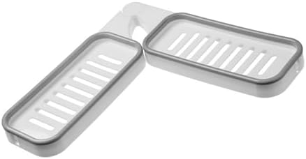 Leapiture Corner Shower Caddy with Drainage and Storage