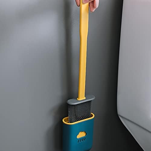 Toilet Brush Set with Holder 3PCS Yellow