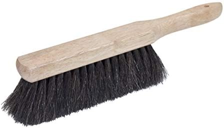 Quickie Horse Hair Bench Brush with 135 Inch Wooden Handle