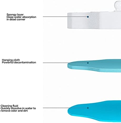 Disposable Toilet Brush Holder Set with Washing Liquid