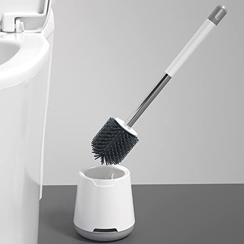Senmubery Toilet Brush with Holder and Wall Mount 1