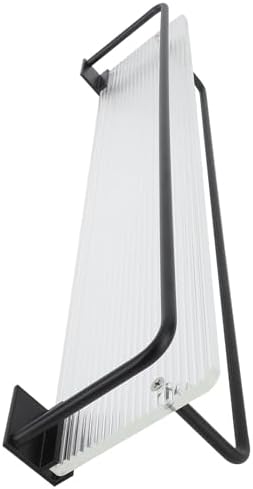 50Cm Wall Mount Shower Caddy with Towel Hanger and Acrylic Base