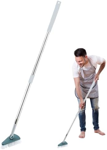 CENRF Tub Scrubber with Long Handle for Bathroom Cleaning