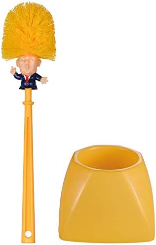 Donald Trump Toilet Brush with Holder