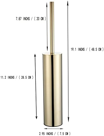 LANGPAI Freestanding Luxury Toilet Brush with Holder
