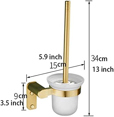 Toilet Brush with Wall Holder Durable Space-Saving Cleaning Kit