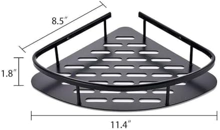 FINANCIALLY LIT Shower Corner Wall Shelf Organizer