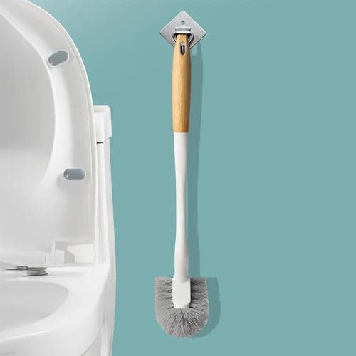 Durable Toilet Bowl Brush with Curved Head for Thorough Cleaning