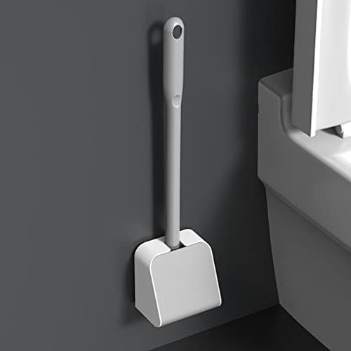 Toilet Brush with Wall Hanging Design Easy Clean Durable