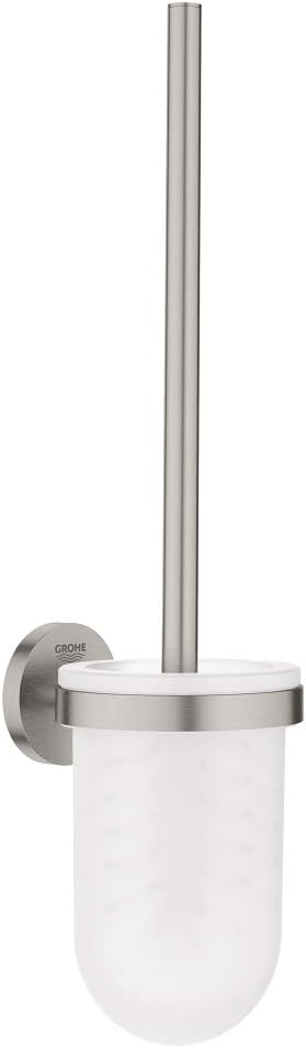 GROHE Essentials Toilet Brush Set Metal with Concealed Fastening