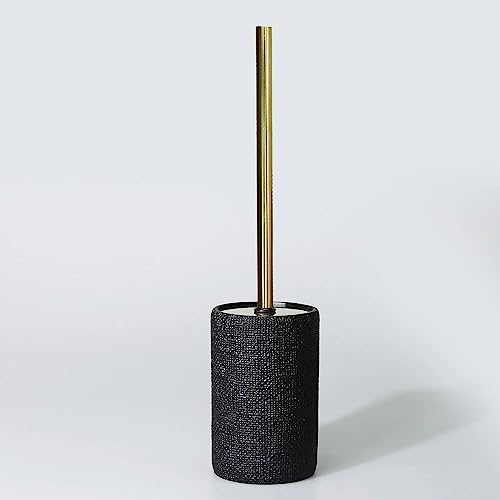 Natural Toilet Brush with Black Holder