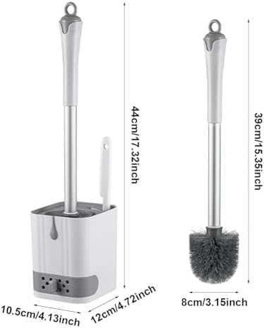 Bibabala Toilet Brush with Holder and Crevice Tool