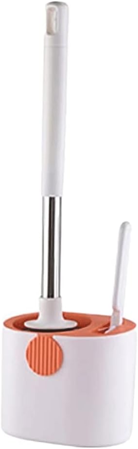 SUREK Soft Silicone Toilet Brush with Holder Set 1