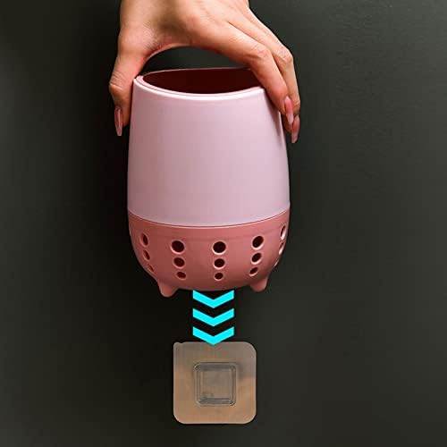 Toilet Brush and Holder Set with Strong Bristles and Durable Handle