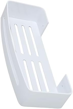 Pssopp Bathroom Wall Mounted Shelf Space Aluminum Shower Rack White