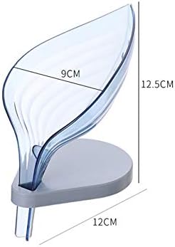 2PCS Leaf Shape Soap Box Bathroom Holder Organizer