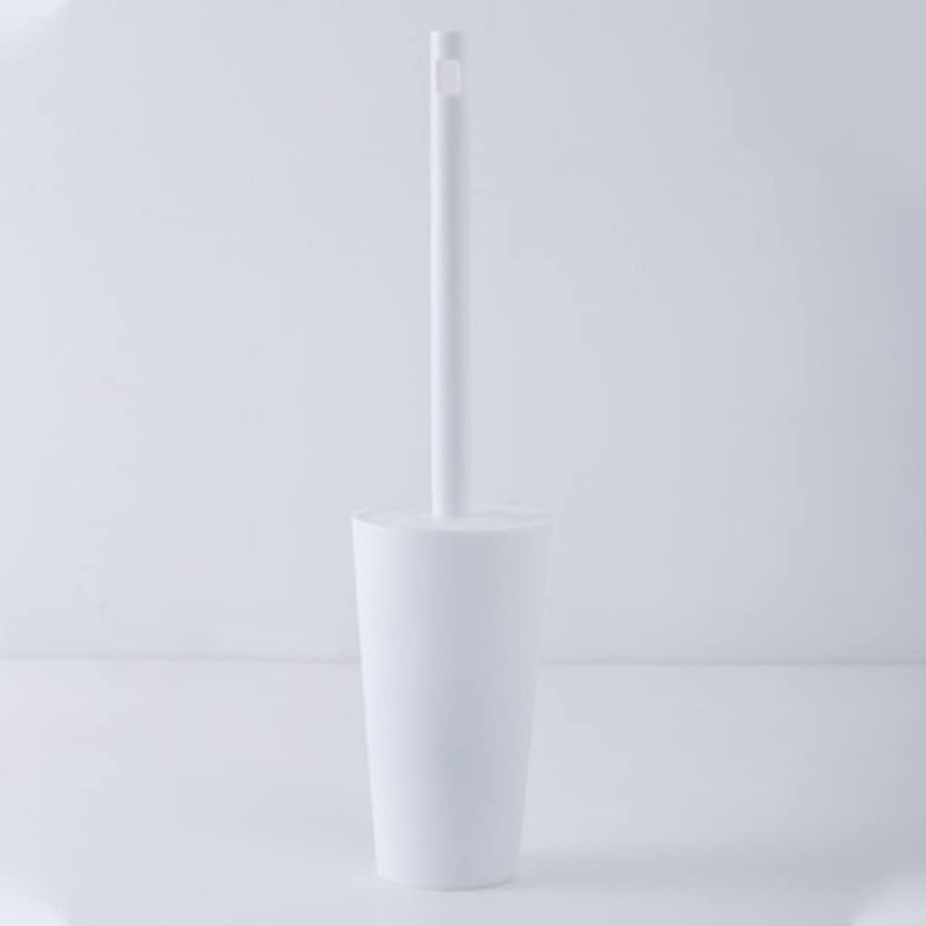 Nordic Style Toilet Brush Set with Long Handle and Soft Hair