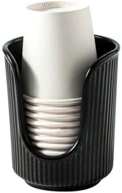Sturdy Acrylic Bathroom Cup Dispenser - U Shape Holder