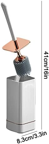 Stainless Steel Wall Mounted Toilet Brush with Holder - Durable and Rust-Proof