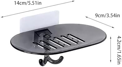 BILIKEYU Bathroom Soap Holder Rack Drain Tray