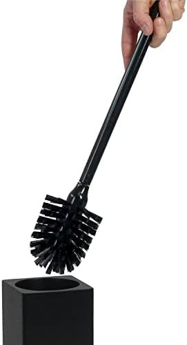 Kela Toilet Brush with Handle Black Cube 23690