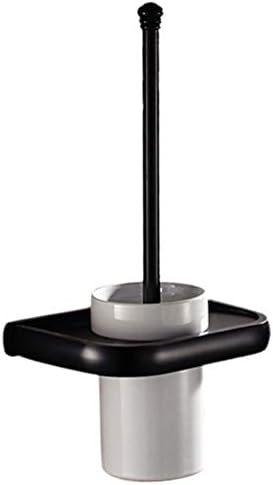 LUDSUY Copper Bronze Toilet Brush Set with Holder