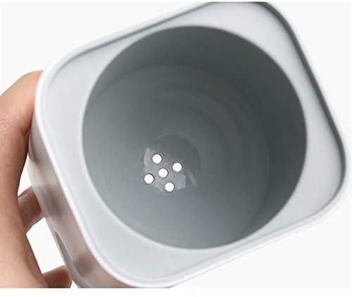 Toilet Brush Holder with Drain Drawer and TPR Brush Head
