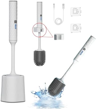 ESYER Electric Toilet Brush with Holder 1