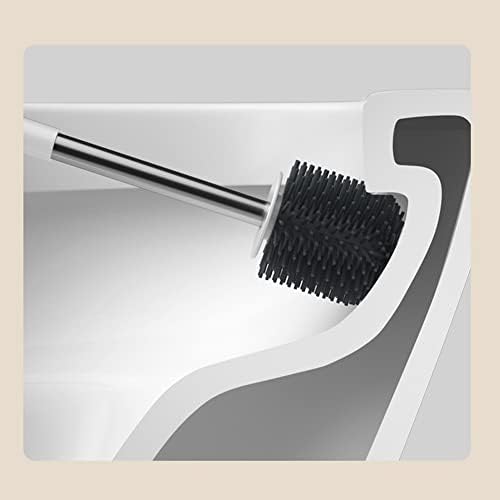 Senmubery Toilet Brush with Holder and Wall Mount 1