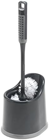 Addis 517707 ComfiGrip Toilet Brush Set Metallic Graphite