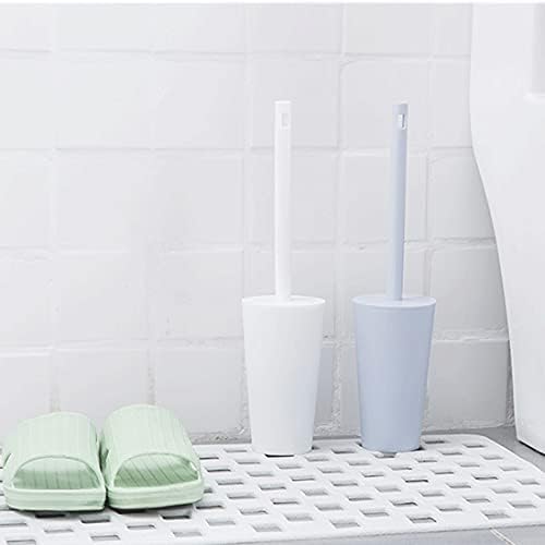 GYDMEG Toilet Bowl Brush with Holder and Cover Lid White