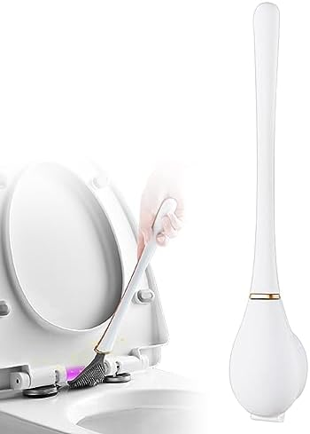 Eioflia Toilet Brush with Holder Wall-Mounted and Quick Drying