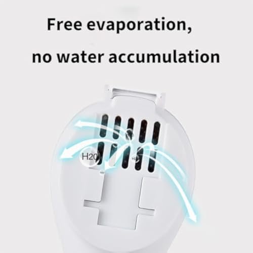EZGHAR Modern Flexible Silicone Toilet Brush Set